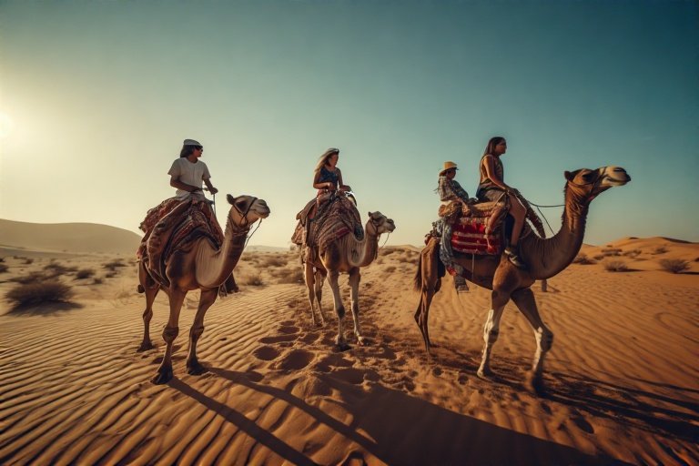 UAE Desert Safari – Dune Bashing, Culture & Starlit Dining