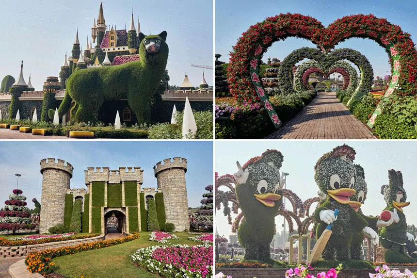 Miracle Garden + Global Village Tour Dubai